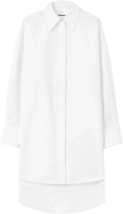long-sleeve cotton shirt dress