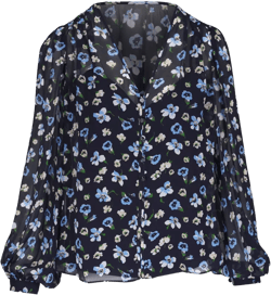 floral-print blouse 