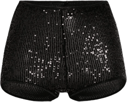 x Lia Aram sequin-embellished shorts