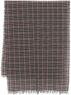 plaid check scarf