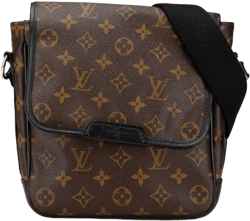 2009 Monogram Macassar Bass PM crossbody bag