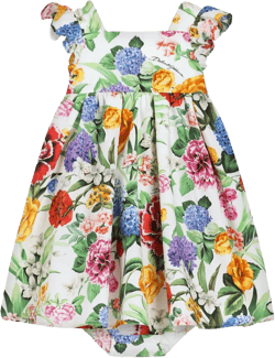 floral-print dress 