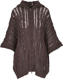 open-knit cardigan