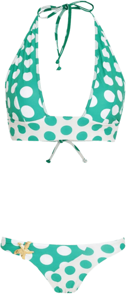 polka-dot bikini