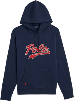 double-knit logo hoodie