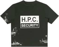 Security logo-print cotton T-shirt