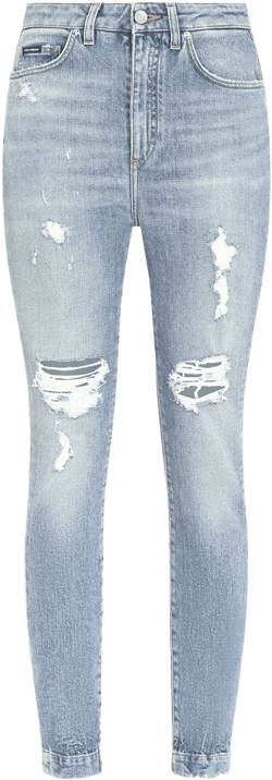 Audrey distressed skinny jeans