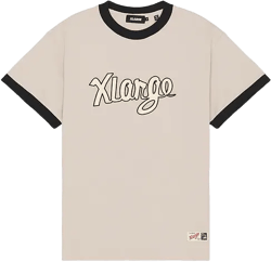 Retro Script Logo Ringer Tee XLARGE