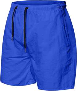 Mens Athletic Running Shorts 7 Inch Inseam Quick Dry Swim Shorts Workout Gym Short with Pocket Lightweight No Liner