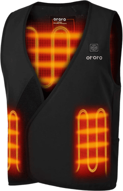 ORORO Adjustable Heated Vest Liner for Men Women, Lightweight Electric Heated Liner Vest with Battery