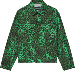 CNCPTS Printed Denim Trucker Jacket (Multi)