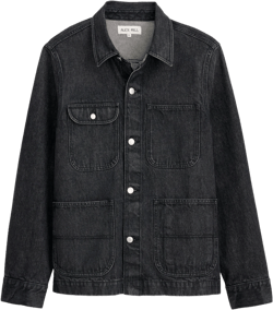 Work Jacket In Vintage Wash Denim