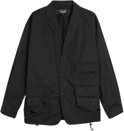 Nylon Taffeta Jacket, Black