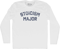 Stoicism Major Adult Cotton Long Sleeve T-shirt
