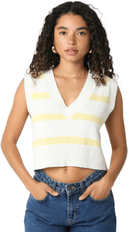 Brooklyn Stripe Vest