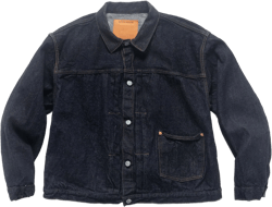 Denim Tracker 2P Jacket Indigo One Wash