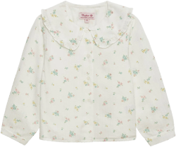 Floral Pie Crust Blouse