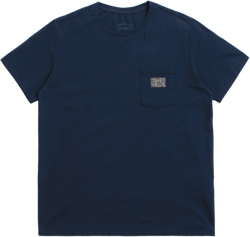 Patagonia Flying Fish Tides Organic Pocket T-Shirt - New Navy