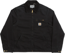 Carhartt Detroit Jacket - Black / Black Stone Canvas