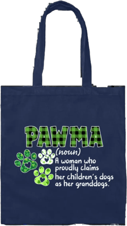 Love Pawma Gift, Patricks Day Gift, Love Pawma Who Is A Woman Canvas Tote Bag