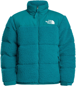 The North Face Men's Blue High Pile Nuptse Jacket
