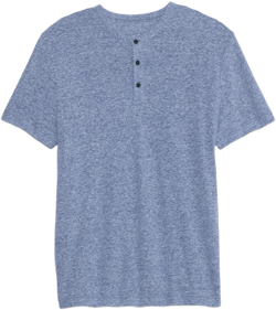 Linen-Blend Henley