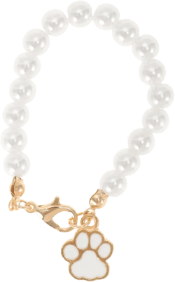 Unique Bargains Imitation Pearl Wolf Claw Water Cup Pendant 1 Pc White