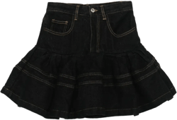 denim mini b                                     skirt
