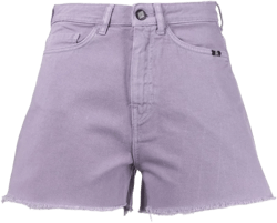 frayed-hem denim shorts
