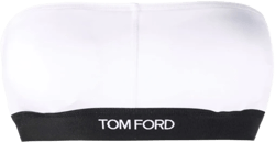 Signature Bandeau Bra Top In White