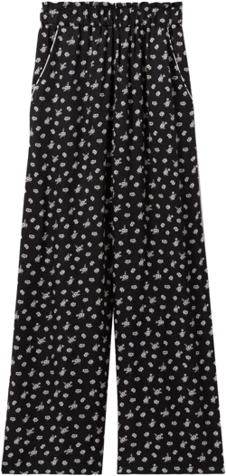 floral-print palazzo pants