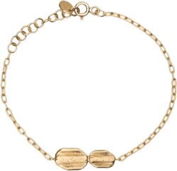 pendant rolo-chain bracelet