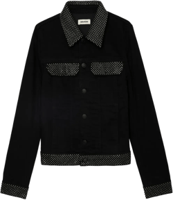 Kioky Denim Jacket In Black