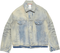 Oversized Denim Jacket In Blue