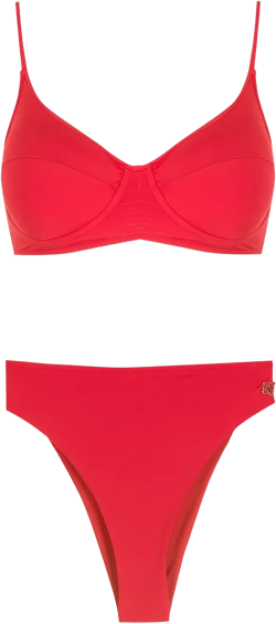 high-leg bikini set