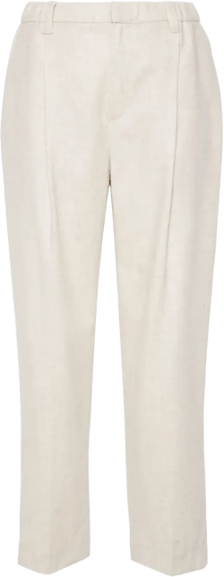 pleat-detail trousers