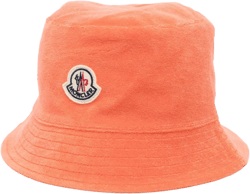 Tema 3 Cotton Terry Cloth Bucket Hat In Orange