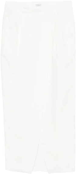wrap maxi skirt
