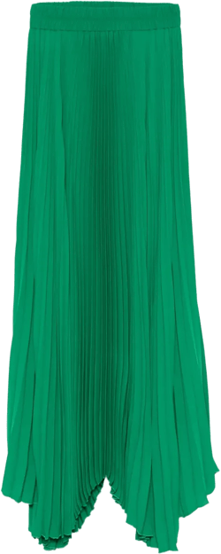 pleated maxi skirt 