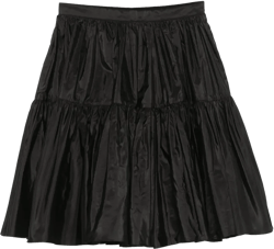 taffeta silk skirt