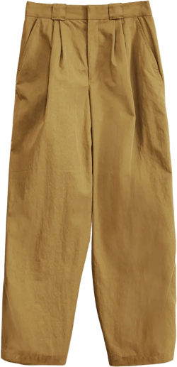high-waist wide-leg trousers