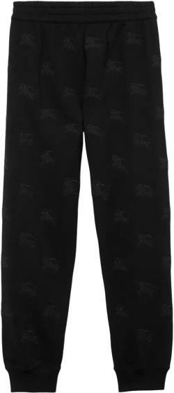 EKD-embroidered cotton track pants
