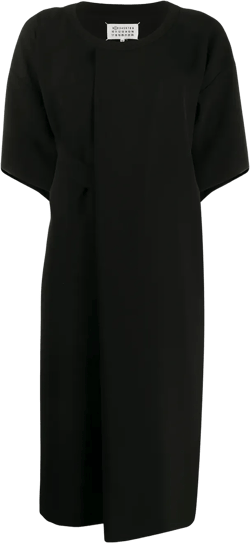pleated T-shirt dress