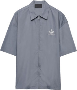 logo-print shirt