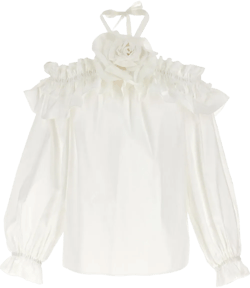 off-shoulder blouse