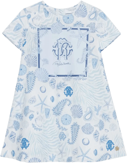logo-print dress