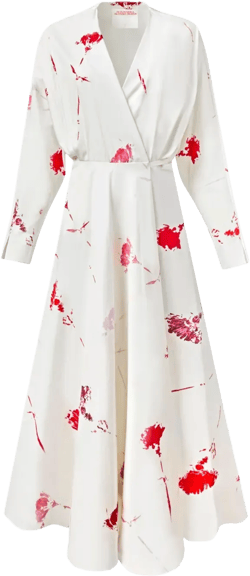 cotton wrap dress