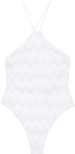 zigzag swimsuit