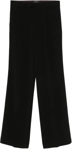pleat-detail trousers