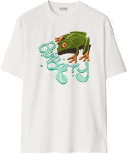 Frog crew-neck cotton T-shirt 